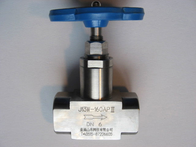 J13H-160Ⅲ，J13H-160AⅢP 內(nèi)螺紋針型截止閥